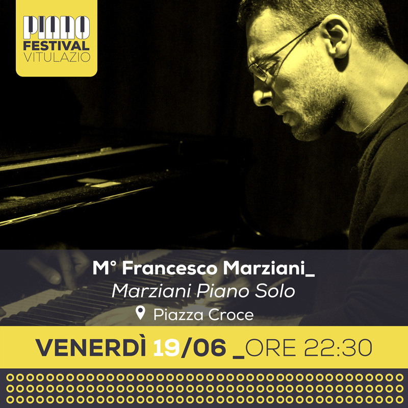 Card artista 2026: Francesco Marziani / Marziani Piano Solo